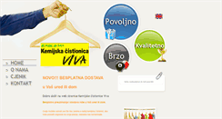Desktop Screenshot of kemijska-viva.com