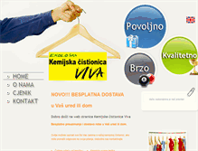 Tablet Screenshot of kemijska-viva.com